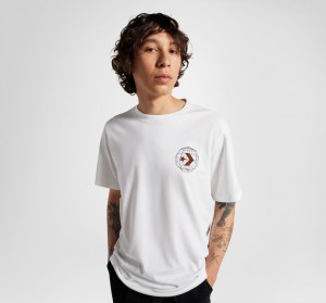 Converse All Star Mountain T-Shirt Weiß | 6427-XFKEH