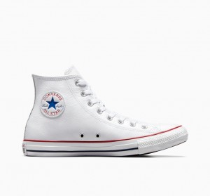 Converse Chuck Taylor All Star Leder Weiß | 2693-JDXCM