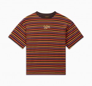 Converse Converse x Wonka Gestreift T-Shirt Streifen | 7693-ABEKP