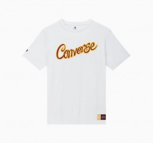 Converse Converse x Wonka T-Shirt Weiß | 5948-EAQYC