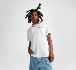 Converse How-To Lemonade T-Shirt Weiß | 4908-HQJUR