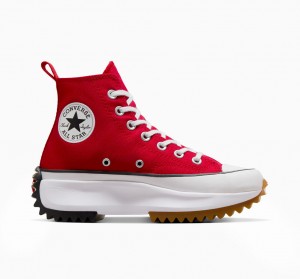 Converse Run Star Hike Plattform Rot Weiß Schwarz | 6489-TXUCI
