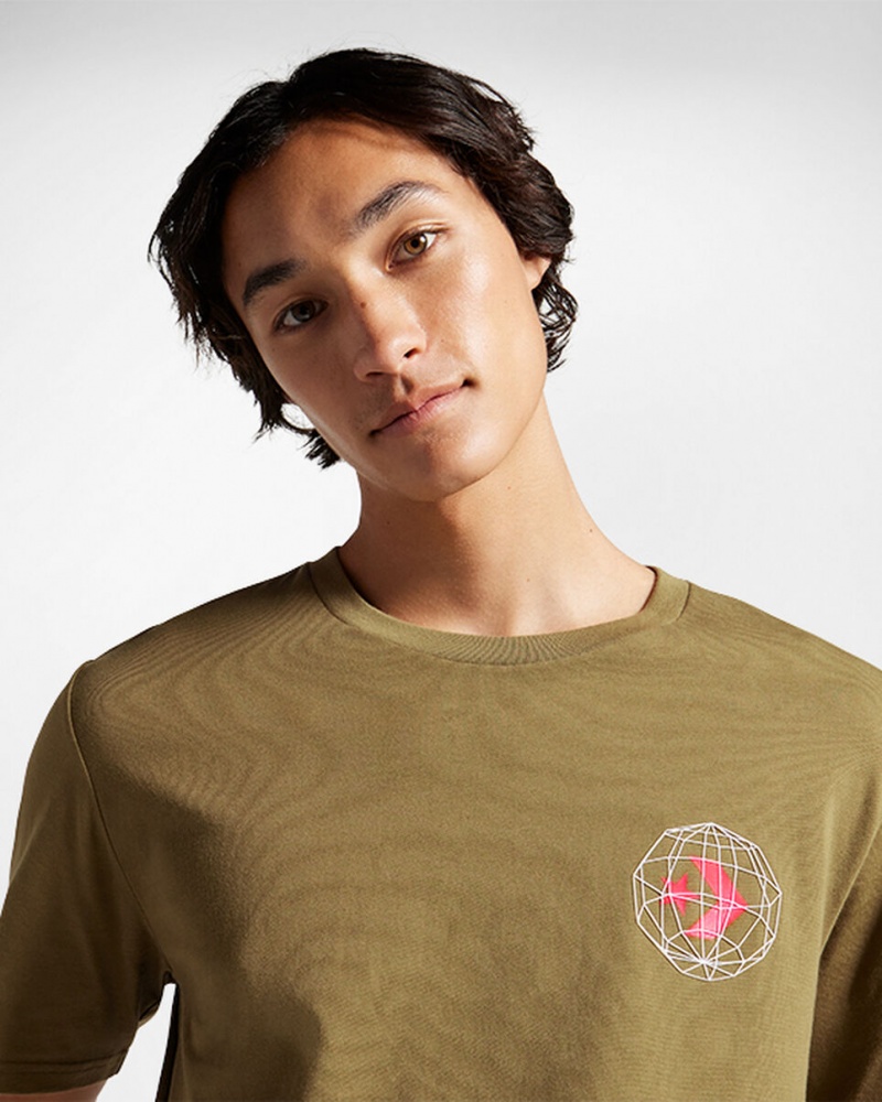 Converse All Star Mountain T-Shirt Cosmic Turtle | 9243-PAXOB
