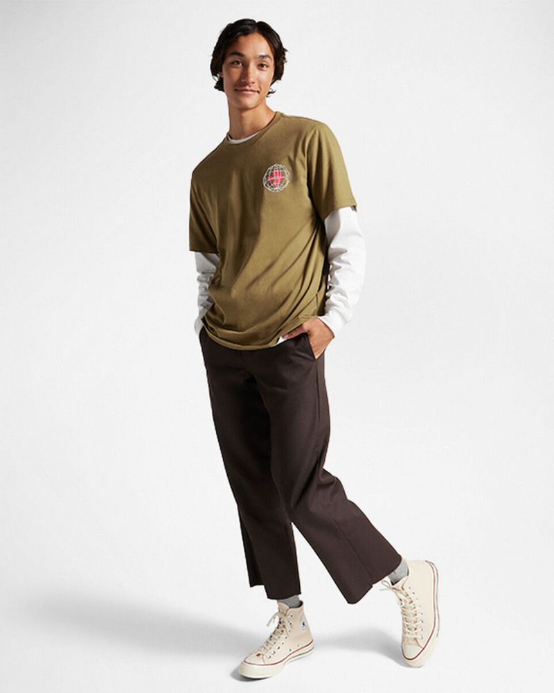 Converse All Star Mountain T-Shirt Cosmic Turtle | 9243-PAXOB