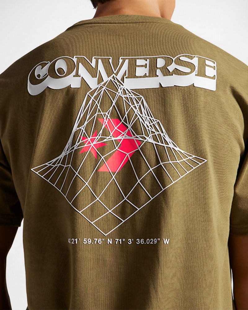 Converse All Star Mountain T-Shirt Cosmic Turtle | 9243-PAXOB