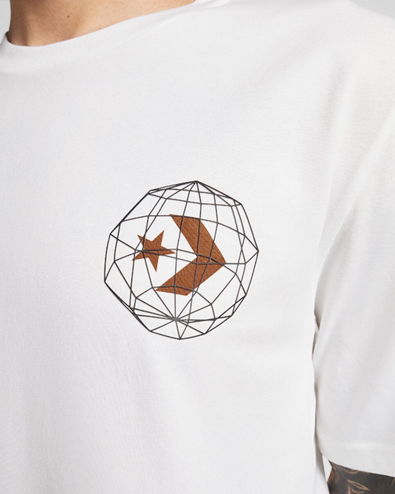 Converse All Star Mountain T-Shirt Weiß | 7081-ZCPVI