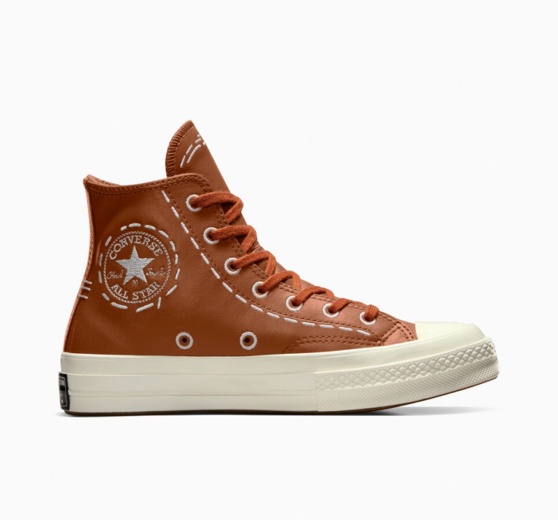 Converse Chuck 70 Bold Stitch Tawny Owl / Tawny Owl / Egret | 8135-DSFRX