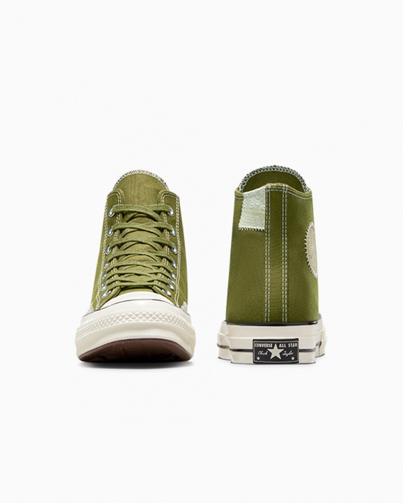 Converse Chuck 70 Crafted Ollie Patch Grün Grün | 2576-PUODQ