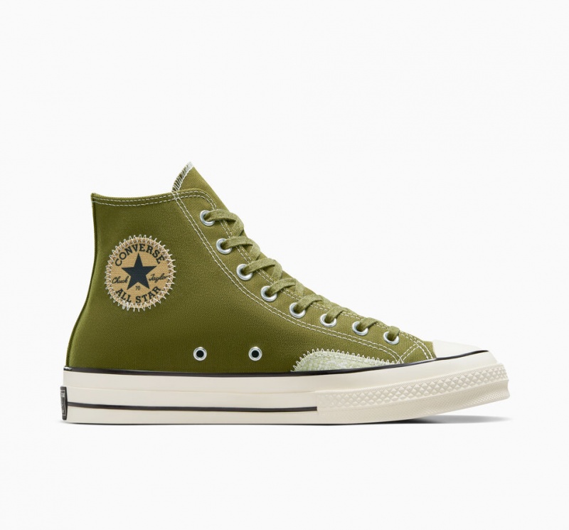 Converse Chuck 70 Crafted Ollie Patch Grün Grün | 2576-PUODQ