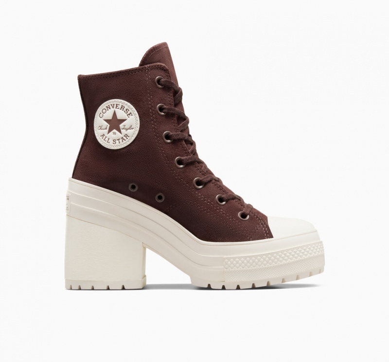 Converse Chuck 70 De Luxe Heel Wildleder Braun | 3601-MJUKA