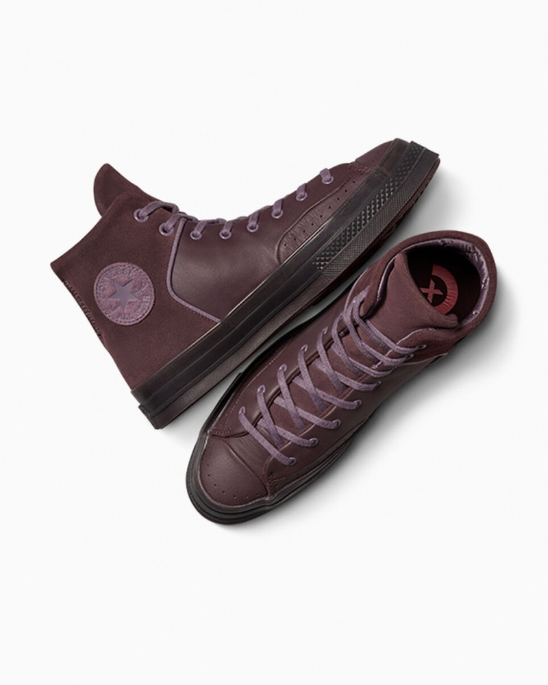 Converse Chuck 70 Marquis Leder Grau | 6382-PGYLU