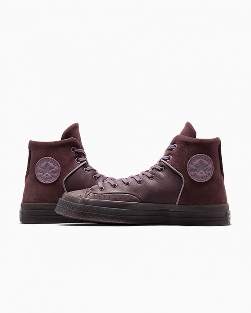 Converse Chuck 70 Marquis Leder Grau | 6382-PGYLU