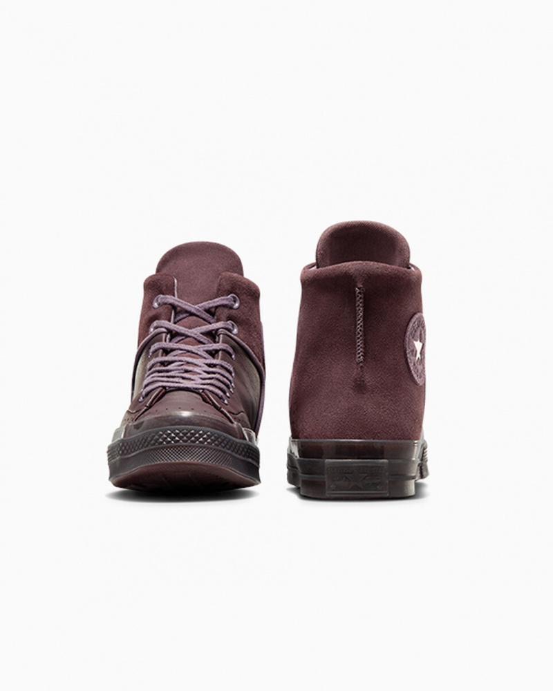 Converse Chuck 70 Marquis Leder Grau | 6382-PGYLU