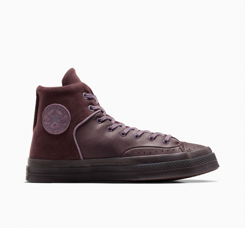 Converse Chuck 70 Marquis Leder Grau | 6382-PGYLU