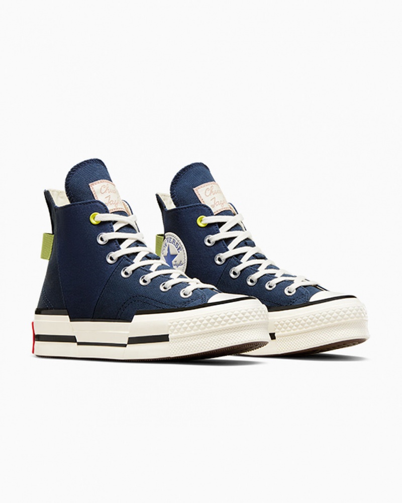 Converse Chuck 70 Plus Heel Loop Navy Schwarz | 6598-FISTE
