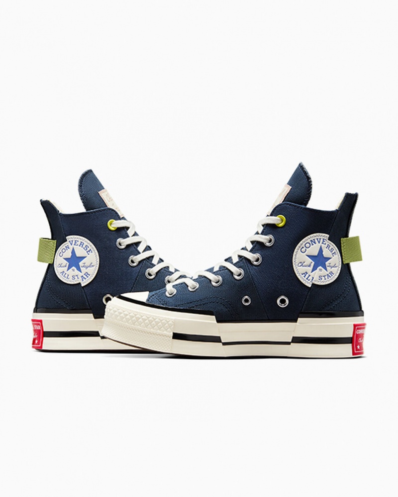 Converse Chuck 70 Plus Heel Loop Navy Schwarz | 6598-FISTE