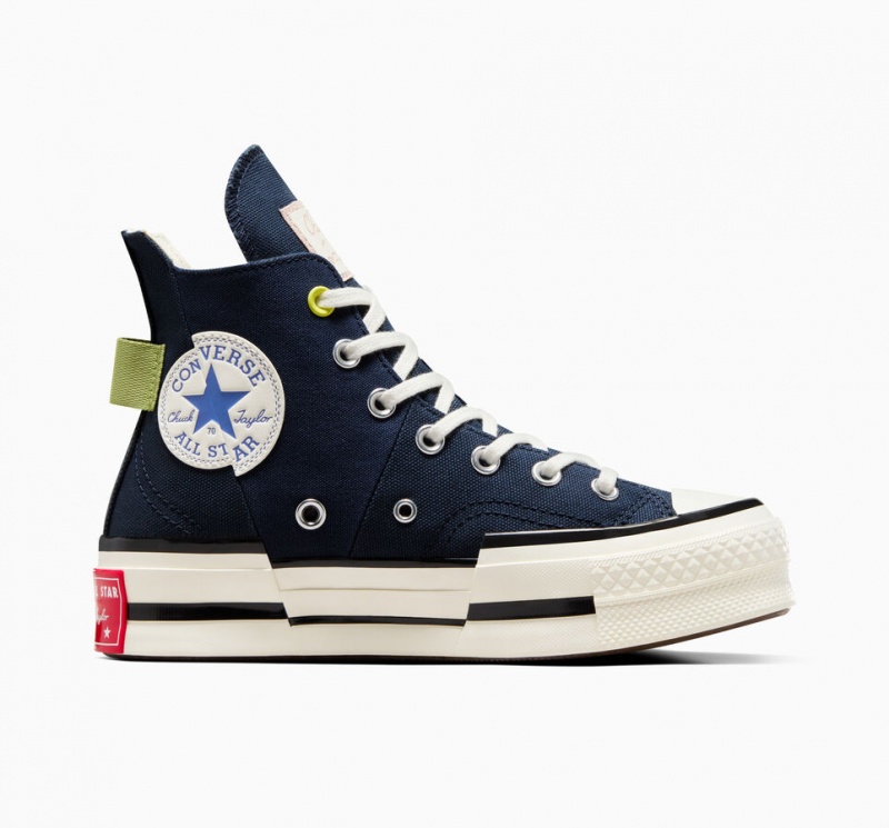 Converse Chuck 70 Plus Heel Loop Navy Schwarz | 6598-FISTE