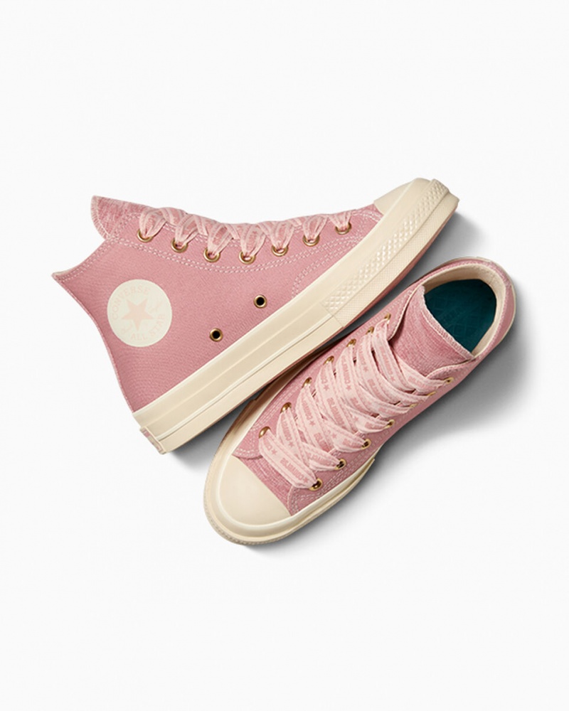 Converse Chuck 70 Ribbon Laces Rosa | 3958-LTZQG