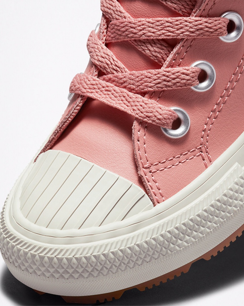 Converse Chuck Taylor All Star Berkshire Boot Leder Rosa Rosa | 9683-YLENO