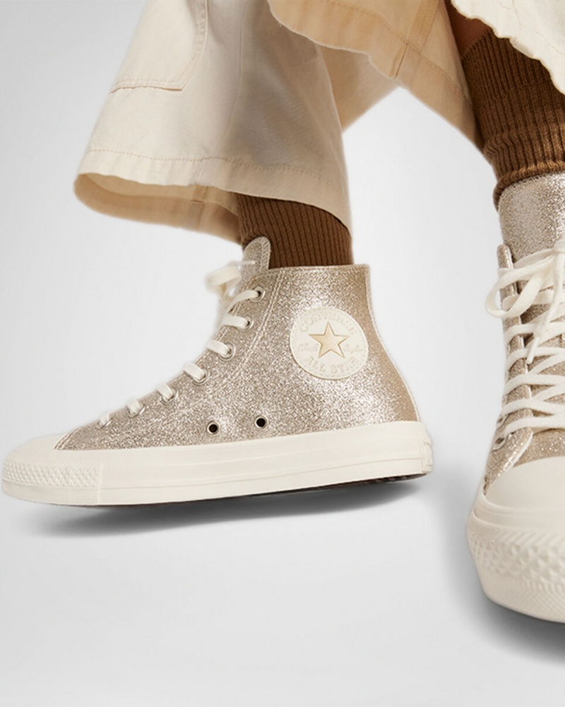 Converse Chuck Taylor All Star Glitter Hellgold | 7840-SWCAQ