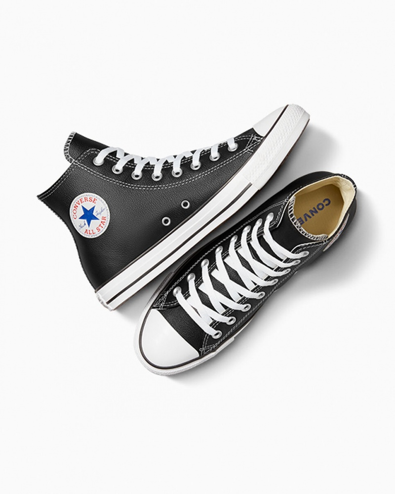 Converse Chuck Taylor All Star Leder Schwarz | 6520-TXMZA