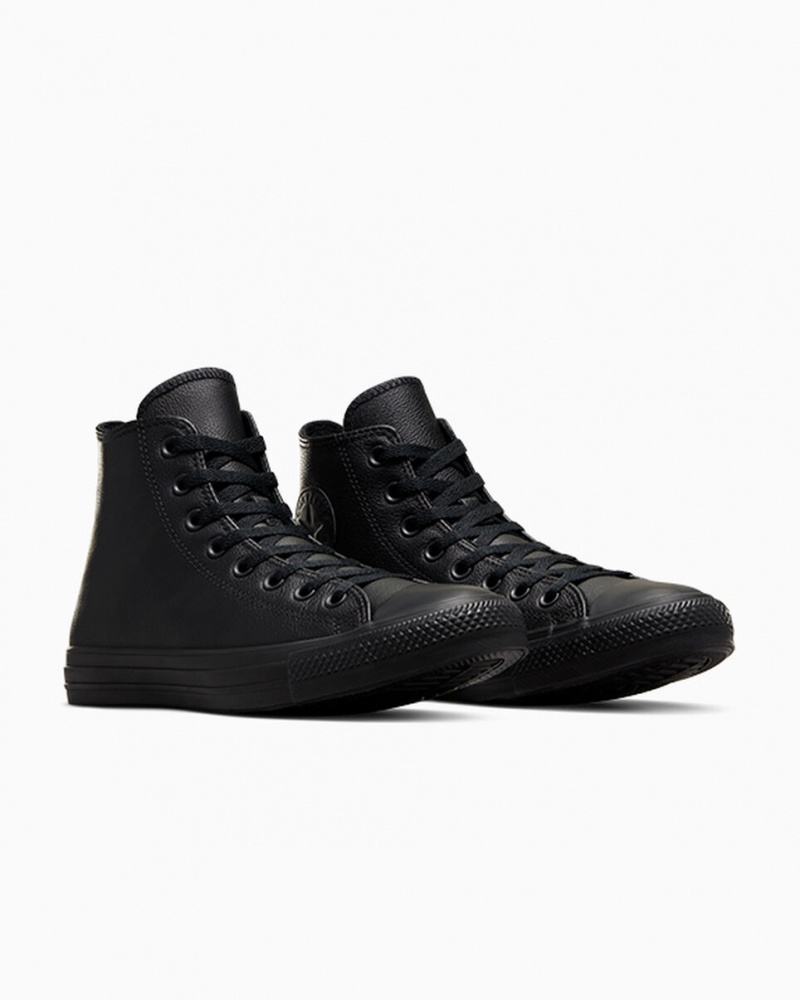 Converse Chuck Taylor All Star Leder Schwarz | 5238-JIYON