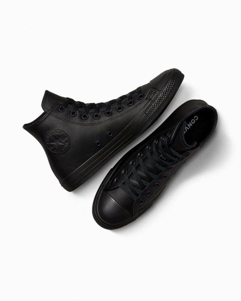 Converse Chuck Taylor All Star Leder Schwarz | 5238-JIYON