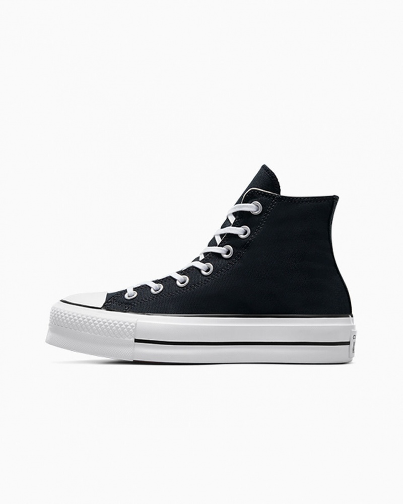 Converse Chuck Taylor All Star Lift Plattform Schwarz Weiß Weiß | 8320-MAGWL