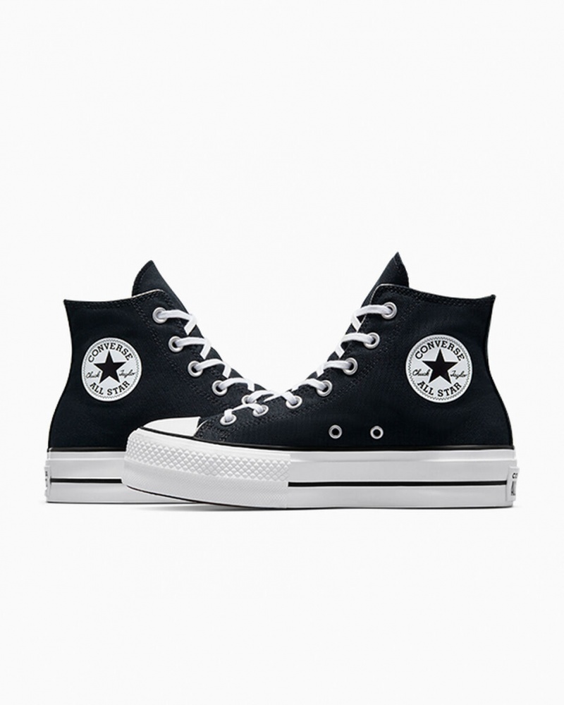 Converse Chuck Taylor All Star Lift Plattform Schwarz Weiß Weiß | 8320-MAGWL