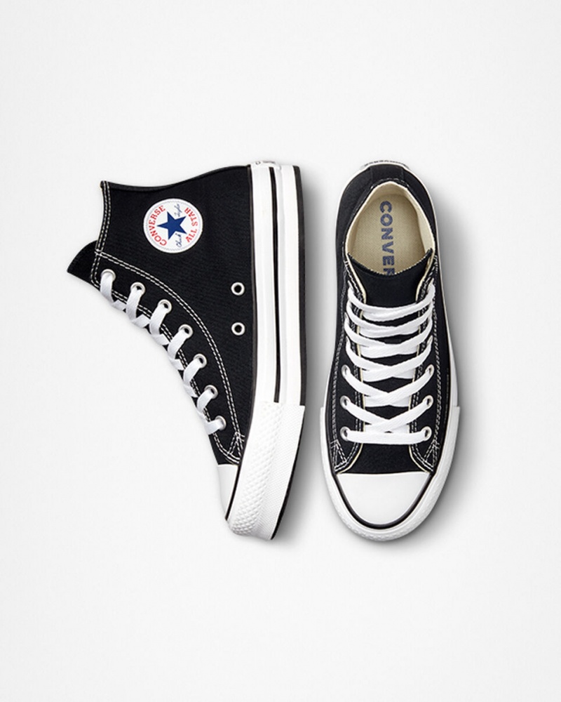Converse Chuck Taylor All Star Lift Plattform Schwarz Weiß Schwarz | 3685-GSPOW