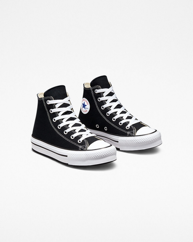 Converse Chuck Taylor All Star Lift Plattform Schwarz Weiß Schwarz | 3685-GSPOW