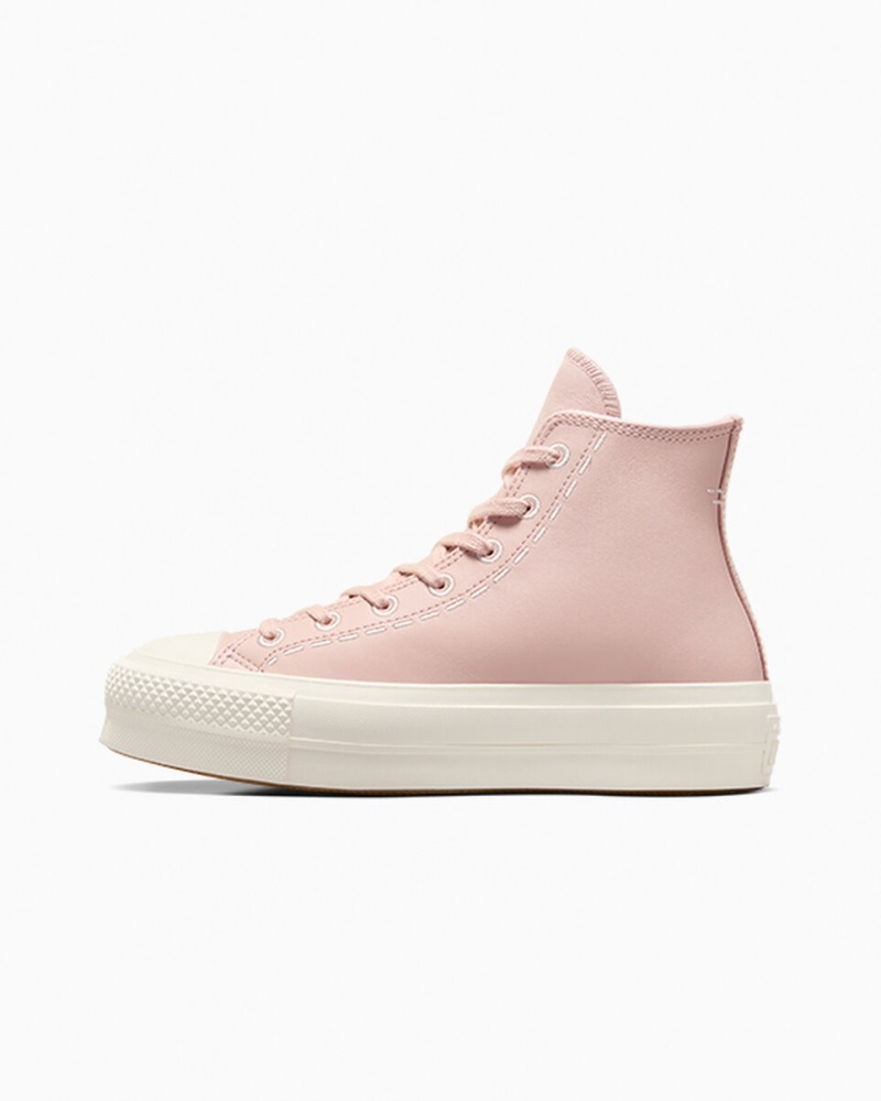 Converse Chuck Taylor All Star Lift Plattform Bold Stitch Rosa Rosa | 0782-URXHS