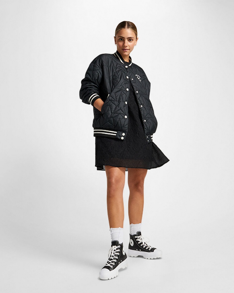 Converse Chuck Taylor All Star Lugged Leder Schwarz Weiß Weiß | 9120-CIMOP