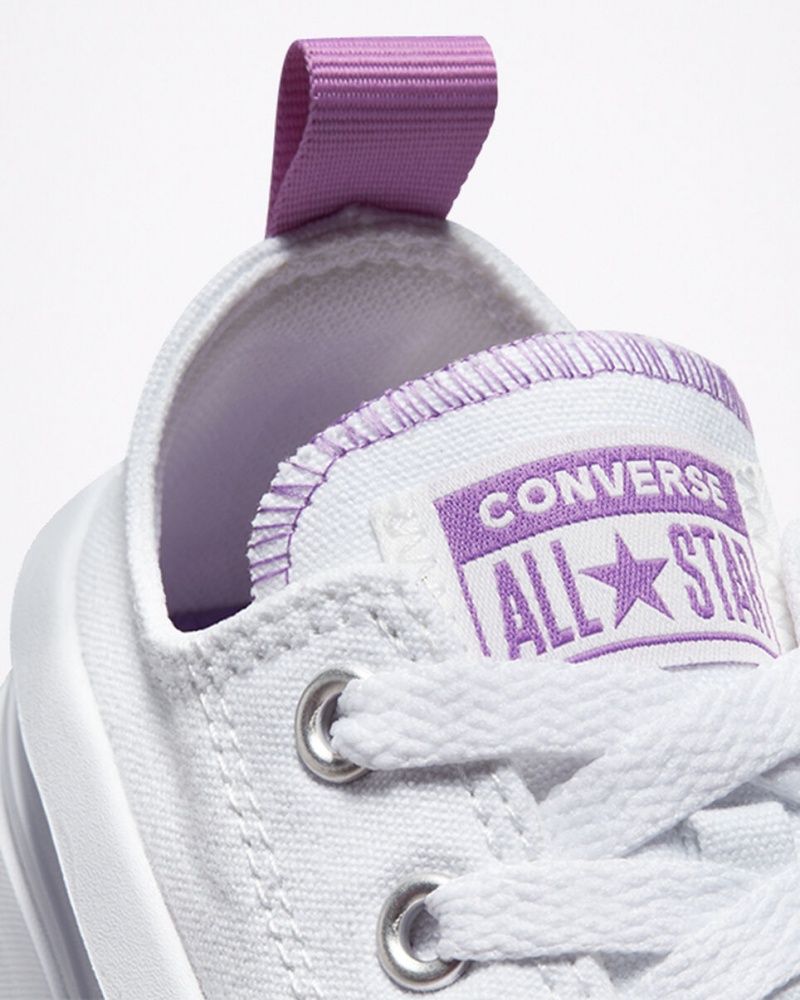 Converse Chuck Taylor All Star Move Plattform Weiß Lila Weiß | 4536-XWFST