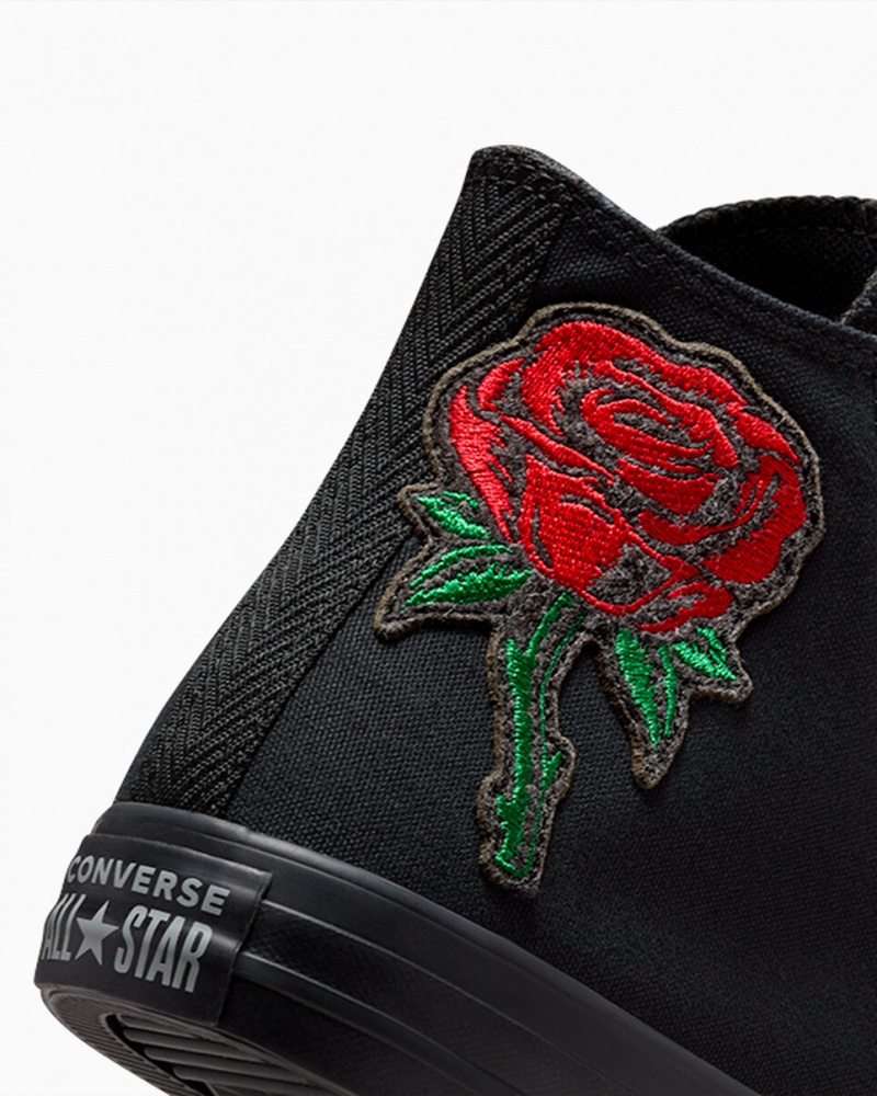 Converse Chuck Taylor All Star Rose Schwarz Rot Grün | 3590-KCNLT