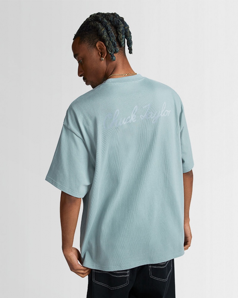 Converse Converse Go-To Sneaker Patch Loose-Fit T-Shirt Grau | 8516-FILPH