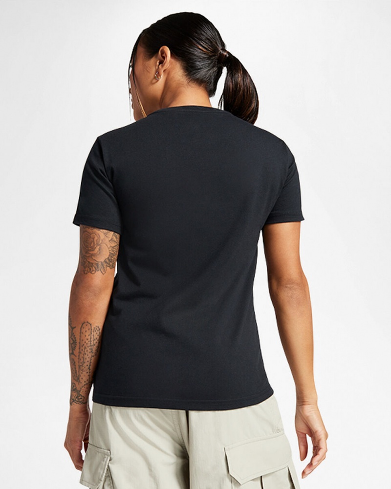 Converse Outdoor Art T-Shirt Schwarz | 1748-ECIOJ