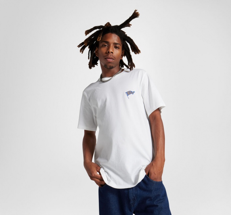 Converse Retro Flag T-Shirt Weiß | 3814-FHTEU