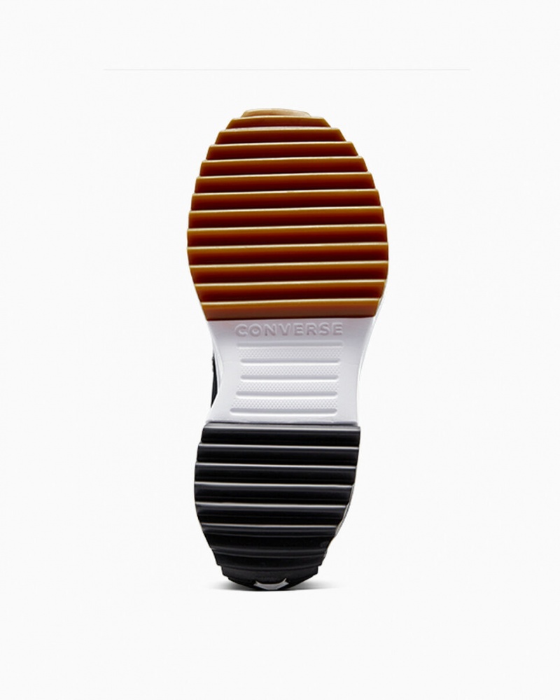 Converse Run Star Hike Plattform Schwarz Weiß | 1289-NGXVB