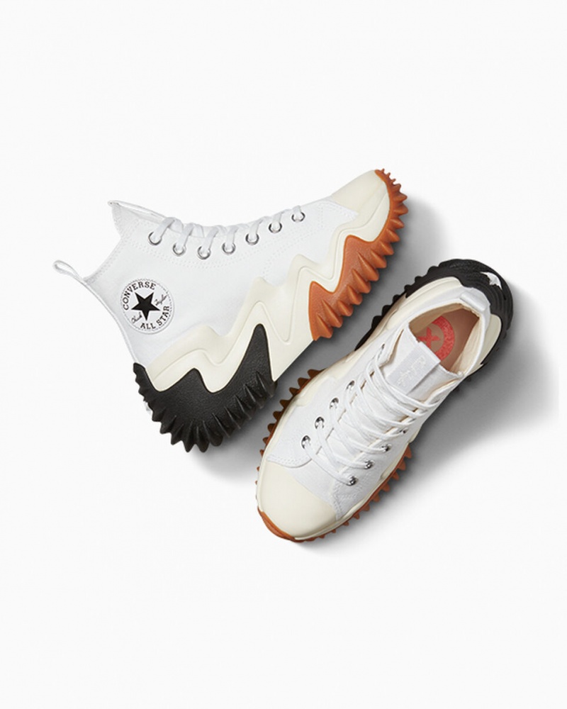 Converse Run Star Motion CX Plattform Weiß Schwarz | 0932-SFPOI