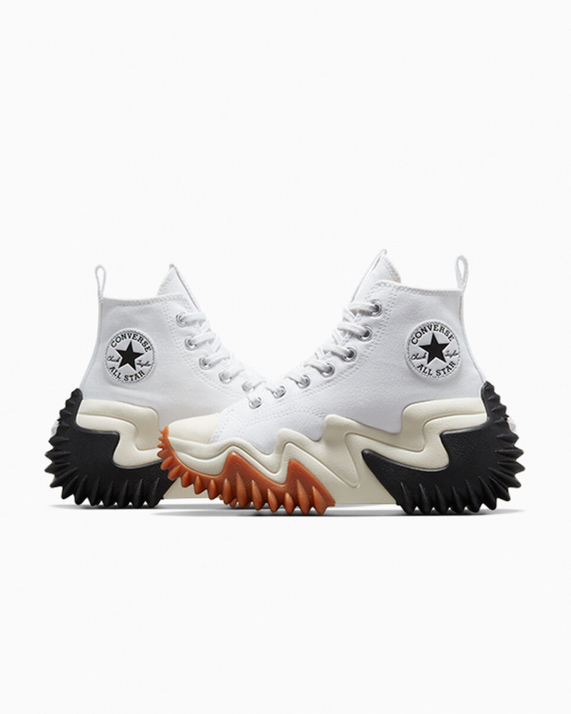 Converse Run Star Motion CX Plattform Weiß Schwarz | 0932-SFPOI