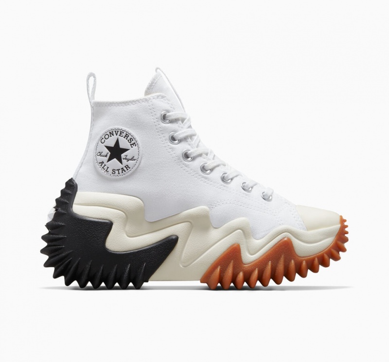 Converse Run Star Motion CX Plattform Weiß Schwarz | 0932-SFPOI